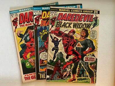 Buy Daredevil # 97 1973 Black Widow App W/ 85, 93 Marvel Comics- 3 Book Lot-Nice • 23.71£