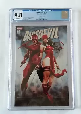 Buy Marvel Cgc 9.8 Daredevil Issue 600 Stunning Image • 85£