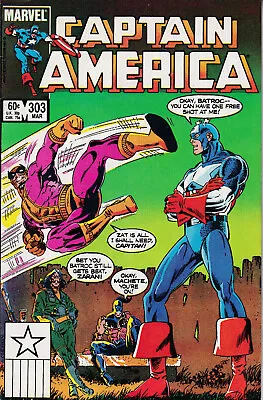 Buy CAPTAIN AMERICA Vol. 1 #303 March 1985 MARVEL Comics - Batroc • 33.36£