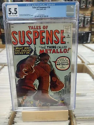 Buy Tales Of Suspense 16 CGC 5.5 Iron Man Prototype • 361.52£
