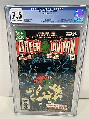 Buy Green Lantern #141 CGC 7.5 WHITE DC 1981 1st Omega Men • 31.53£