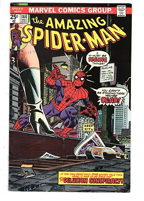 Buy Amazing Spider-man #144 (1975) - Grade 9.0 - 1st Full App Of Gwen Stacy Clone! • 110.82£