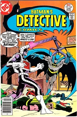 Buy DETECTIVE COMICS #468 FN/VF 1st Marshall Rogers Batman (Signed) 1977 Calculator • 79.43£