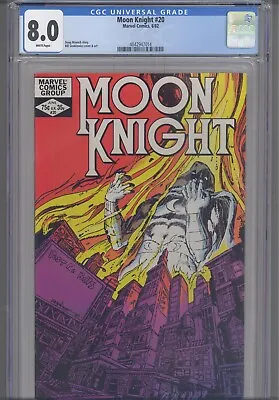 Buy Moon Knight #20 CGC 8.0 1982 Marvel Comics  • 33.15£