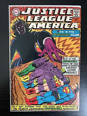 Buy Justice League Of America #59 The Impossible Villain FN+ 1967 DC Comics • 16.21£