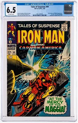 Buy 🔥 Tales Of Suspense #99 Silver Age 1968 CGC FN+ 6.5 OWW - Iron Man Final Issue • 125.07£