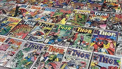 Buy Thor Comic Lot (50 Books!) Marvel / #338-502 Newsstand Variants! See Desc • 158.11£