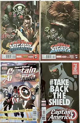 Buy Captain America Sam Wilson, Marvel 4 Comic Bundle, 2015/16, Vgc Bagged & Boarded • 6.99£