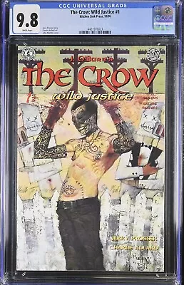 Buy The Crow Wild Justice 1 CGC 9.8 Kitchen Sink 1996 John Mueller Cover • 87.02£