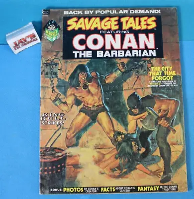 Buy Savage Tales Featuring Conan The Barbarian #2 1973 Marvel Magazine Group VG/FN • 15.80£
