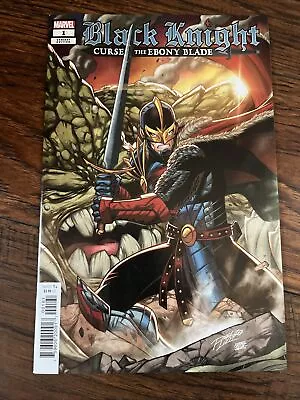 Buy Black Knight Curse Of The Ebony Blade #1 Ron Lim Variant Marvel Comics MCU 🔑  • 7.94£