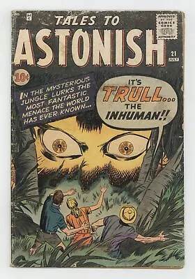 Buy Tales To Astonish #21 FR 1.0 1961 • 37.58£
