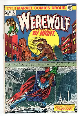 Buy Werewolf By Night #9 Near Mint Minus 9.2 Tatterdemalion Tom Sutton Art 1973 • 51.96£
