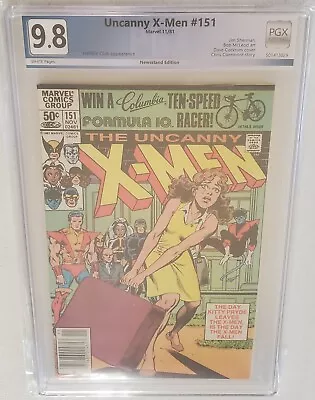 Buy Uncanny X-Men 151 NOT CGC PGX GRADED9.8 1981 Marvel Comics Emma Frost Shaw App D • 79.06£