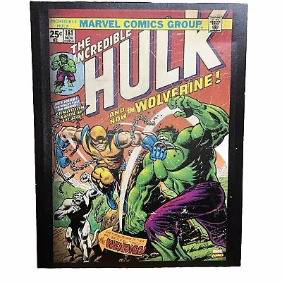 Buy Incredible Hulk 181 Wood Wall Art With Wolverine Marvel/Silver Buffalo 19  X 13  • 44.14£