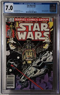 Buy Star Wars 52 CGC 7.0 1981 Marvel Darth Vader • 28.15£
