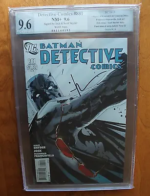 Buy 2011 Signed DC Detective Comics #881 PGX 9.6 Comic Book -- FREE SHIPPING! (G-4) • 159.84£