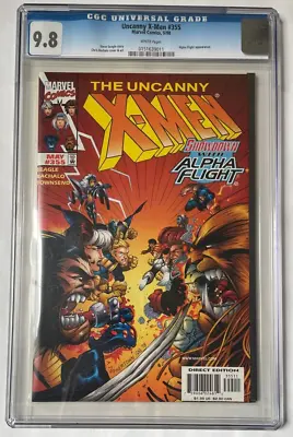 Buy Uncanny X-Men / Alpha Flight - 355 - Scarce 1998 Marvel Comics CGC 9.8 Graded • 59.99£