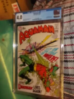 Buy AQUAMAN #50 Rare Vintage Neal Adams DC Classic Cover CGC 4.0 White Pages • 48£