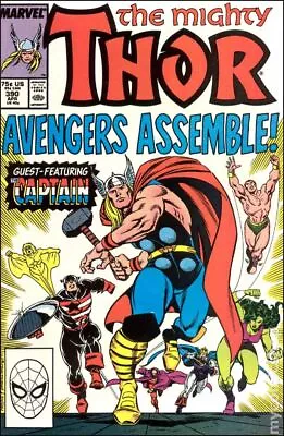 Buy Thor #390 VG/FN 5.0 1988 Stock Image 1st Time Steve Rogers Lifts Mjolnir • 14.63£