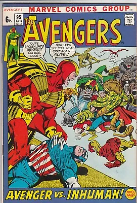 Buy Avengers 95 - 1972 - Adams - Kree-Skrull War - Very Fine/Near Mint • 69.99£