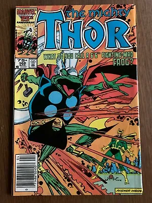 Buy The Mighty Thor #366 - Throg: Frog Of Thunder - (Marvel Apr. 1986) • 16.06£