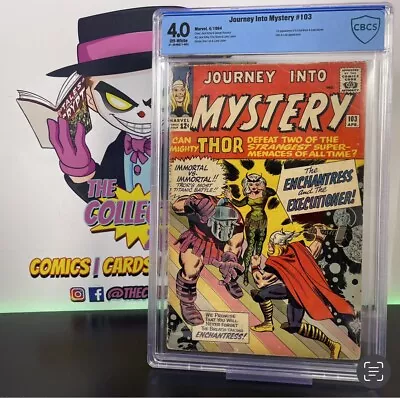 Buy JOURNEY INTO MYSTERY #103 (1964) CBCS 4.0 1st App. Of Enchantress & Executioner. • 201.07£
