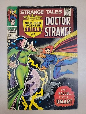 Buy Vintage Marvel Strange Tales Vol 1 #150 1966 By Stan Lee Illustrated Comic Book • 31.66£