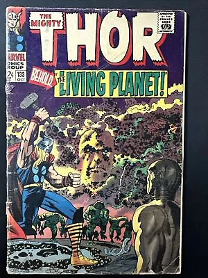 Buy The Mighty Thor #133 Vintage Marvel Comics Silver Age 1st Print 1966 Fair *A2 • 11.98£