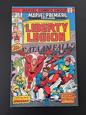 Buy Marvel Premiere #29 - 1st Appearance Of Liberty Legion (Marvel, 1975) Fine+ • 8.07£