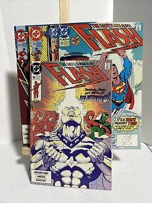 Buy Lot Of 5- Flash #36, 53-55 & 63DC Comics 1991 • 15.99£