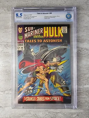 Buy Tales To Astonish #88 Sub-Mariner Incredible Hulk Marvel Comics CBCS 8.5 VF • 138.36£