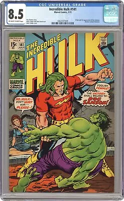 Buy Incredible Hulk #141 CGC 8.5 1971 4362037009 • 282.39£