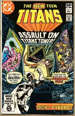 Buy New Teen Titans #7-1981 Vf- 7.5 Doctor Light / George Perez • 12.02£