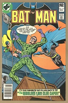 Buy Batman 317 (VF) Riddler! Len Wein, Irv Novick 1979 DC Comics V140 • 23.98£