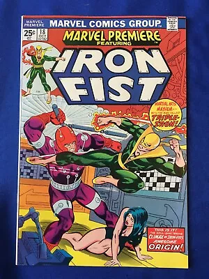 Buy Marvel Premiere #18 VFN (8.0) MARVEL ( Vol 1 1974) Iron Fist (2) (C) • 26£