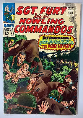 Buy Sgt. Fury And His Howling Commandos #45 (1967) In 5.0 Very Good/Fine • 5.68£
