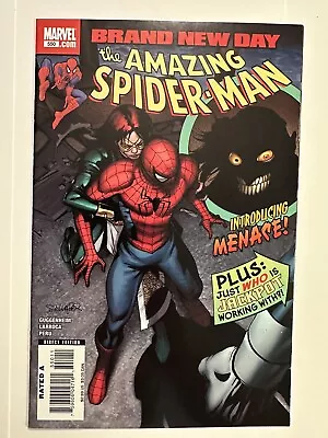 Buy Amazing Spider-Man #550 - 1st App Of  Menace, Marvel Key (2008) • 6.32£