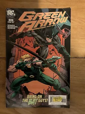 Buy Green Arrow #69 : (Batman Cover) : DC Comics : February 2007 • 3£