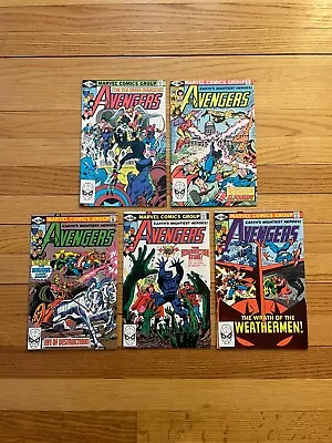 Buy Avengers #208 #209 #210 #211 #212 Marvel 1981 Captain America Scarlet Witch Y • 35.97£