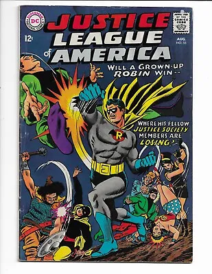 Buy Justice League Of America 55 - Vg+ 4.5 - Hourman - Green Arrow - Superman (1967) • 20.26£