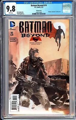 Buy Batman Beyond 10 CGC 9.8 2016 4180113003 Batman V Superman Variant Rare • 94.87£