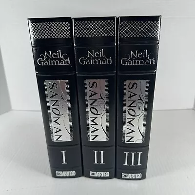 Buy The Sandman By Neil Gaiman Omnibus Set Lot Vol 1 2 3 HC DC Vertigo Never Read. • 220.11£