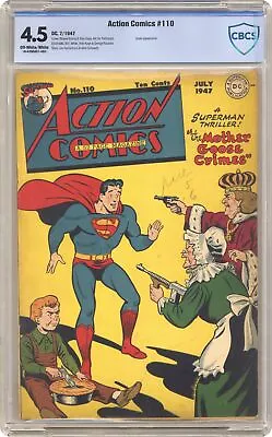 Buy Action Comics #110 CBCS 4.5 1947 18-0396A51-003 • 228.64£
