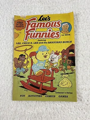 Buy Famous Funnies #1 Lees Coloring Activity Comic Book 1987 Shoney Inc • 11.85£