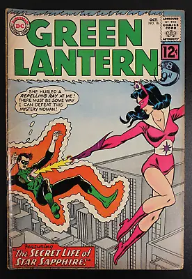 Buy Green Lantern #16 DC Comics 1962 1st Appearance & Origin Of Star Sapphire VG • 150£
