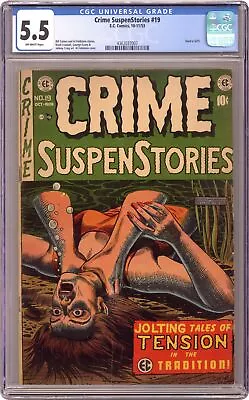 Buy Crime Suspenstories #19 CGC 5.5 1953 4362037007 • 1,151.31£