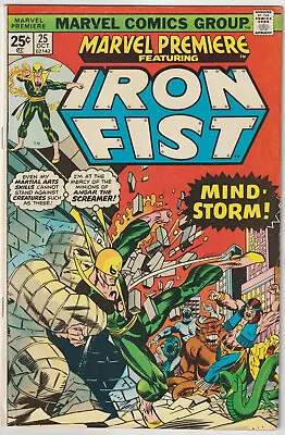 Buy Marvel Premiere #25 (Oct 1975, Marvel), VG (4.0), 1st Byrne Art On Iron Fist • 11.99£