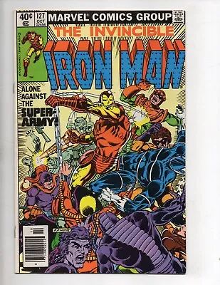 Buy Marvel Comics Iron Man Volume 1 Book #127 Higher Mid Grade 1979 Bronze Age Comic • 10.29£