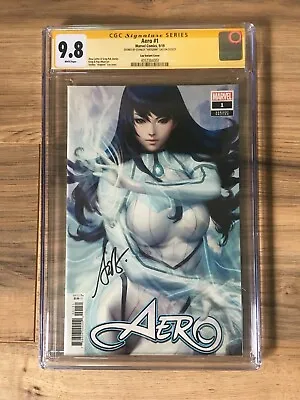 Buy Aero #1, Signed By Artgerm  2019 - CGC 9.8 NM Marvel Comics  • 219.08£